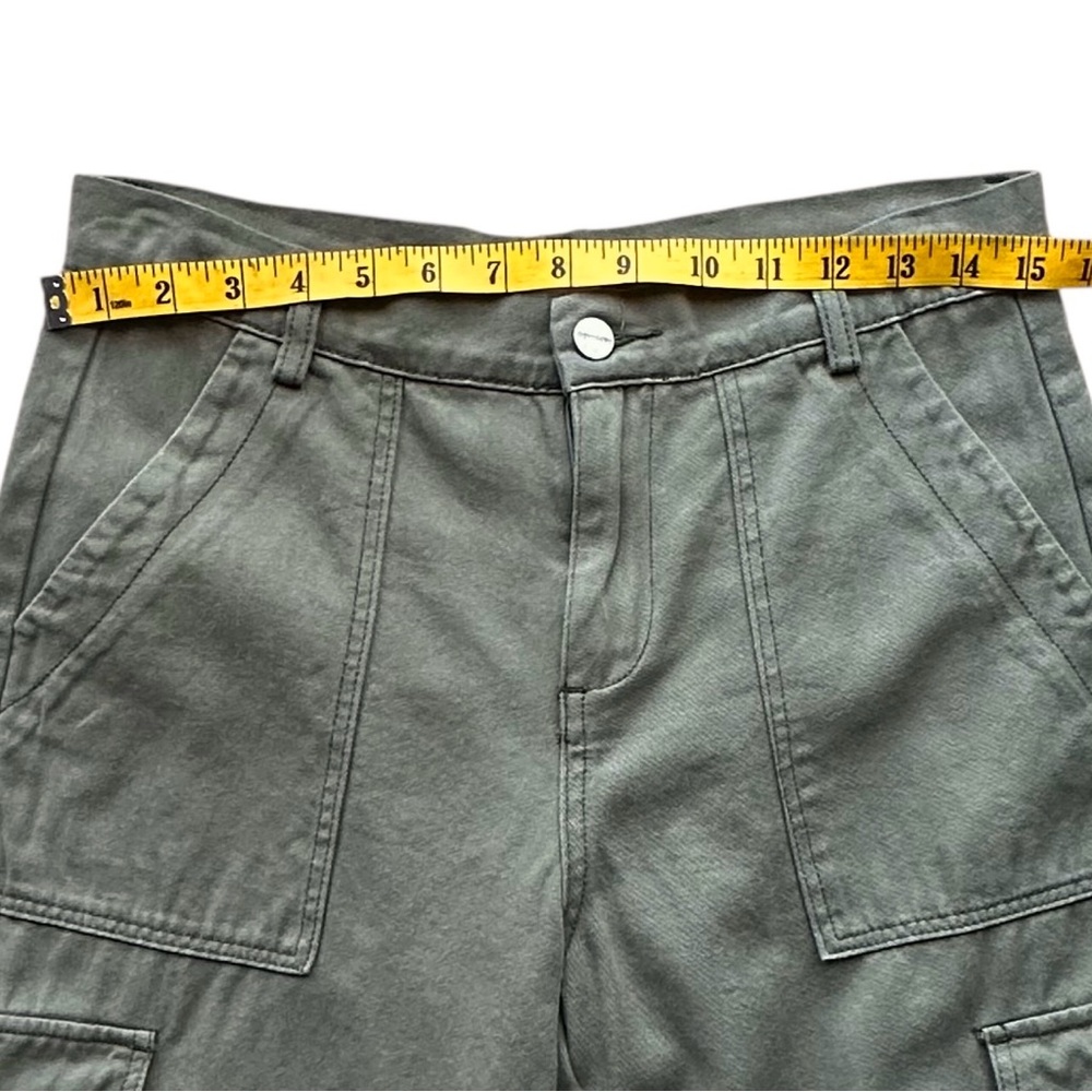 Revolve superdown Adina Cargo Pants Olive Green Small 100% Cotton - Picture 10 of 11